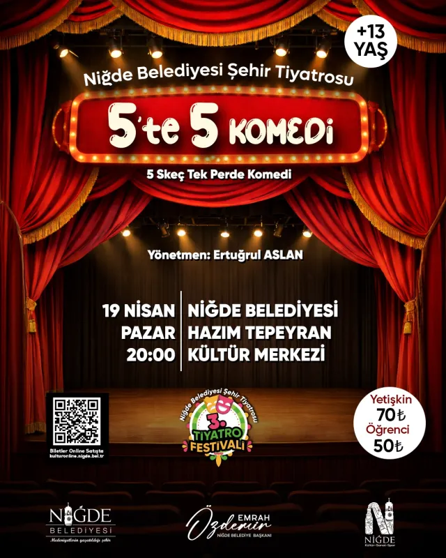 5 te 5 Komedi Tiyatro Oyunu