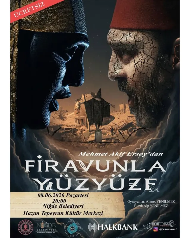 Firavunla Yüz Yüze Tiyatro Oyunu